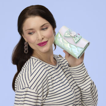 The Little Mermaid Iridescent Pearl Flap Wallet, Image 2